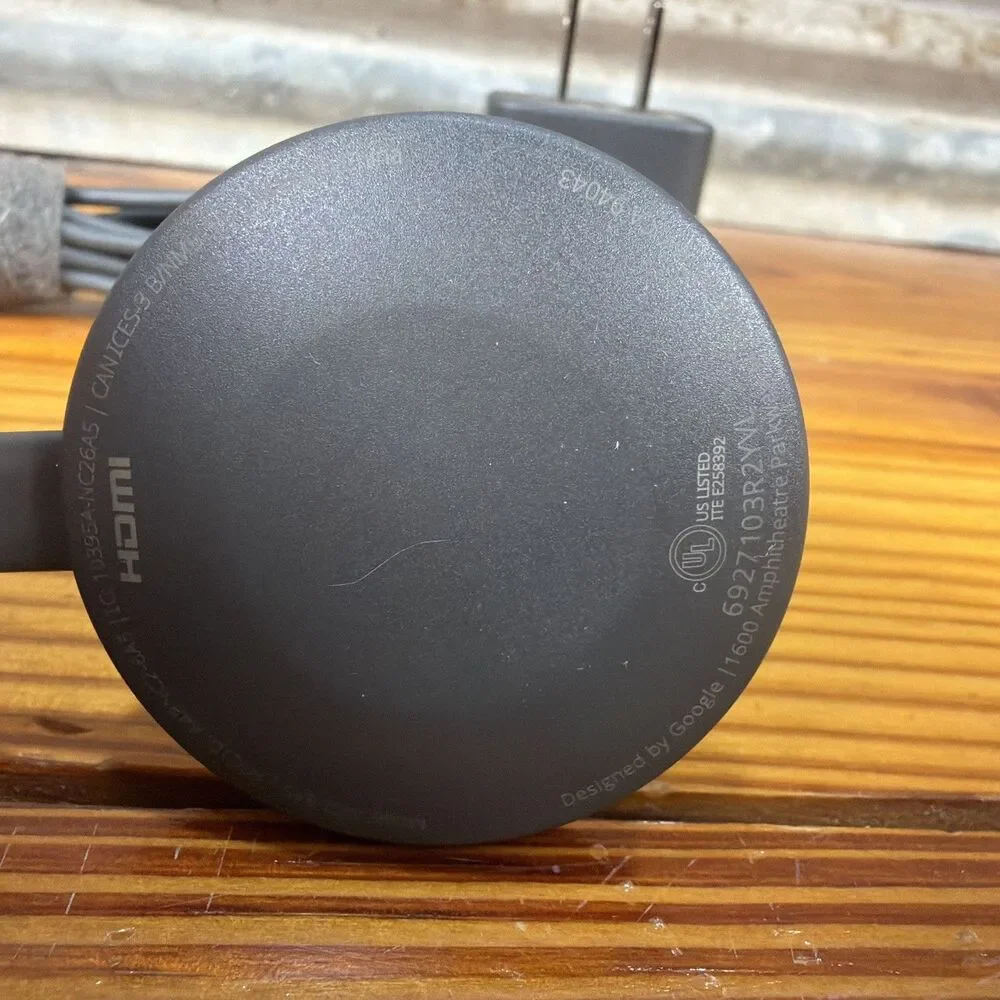 Google Chromecast 2nd Generation 1080p Media Streaming Device - Black (NC2-6A5)